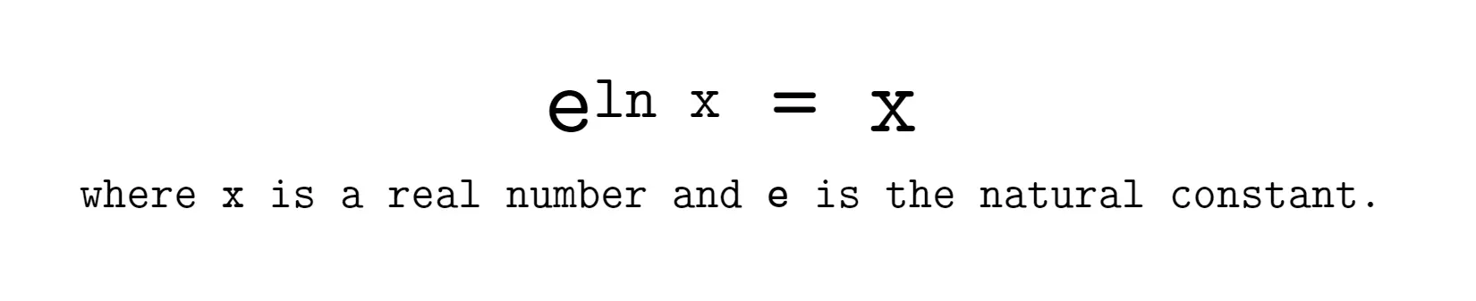 Natural logarithm