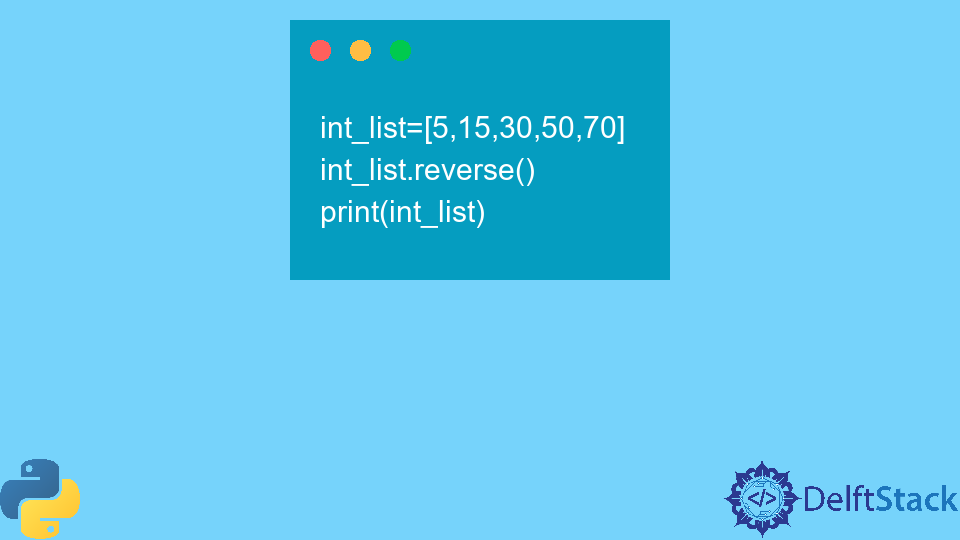 Reverse a List in Python