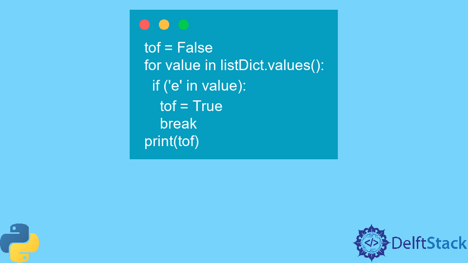 Check if a Value Is in a Dictionary in Python