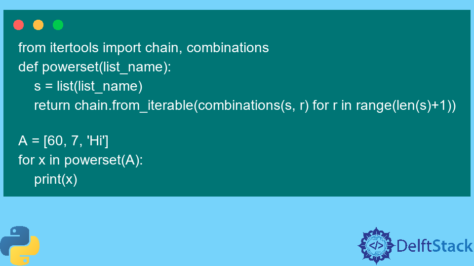 Combinations of a List in Python