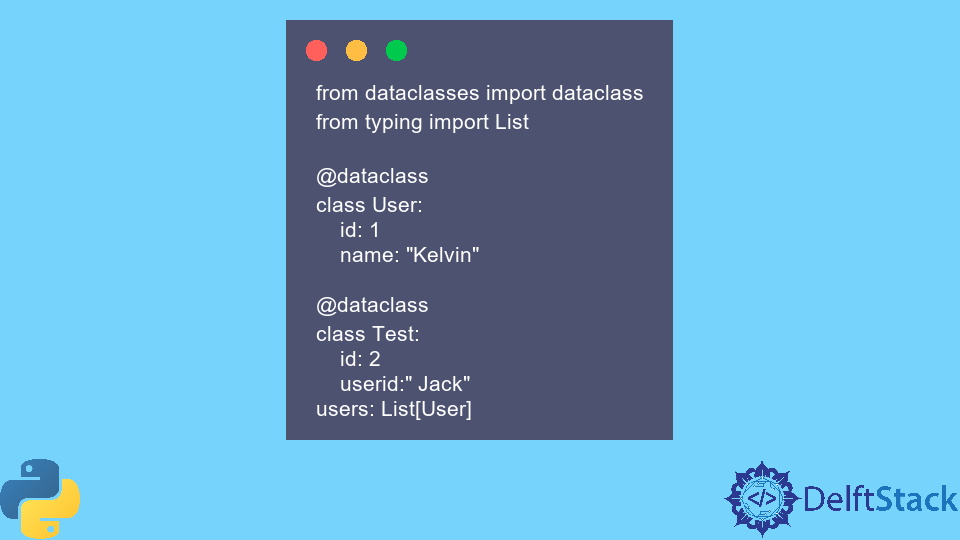 Convert Dataclass to JSON in Python