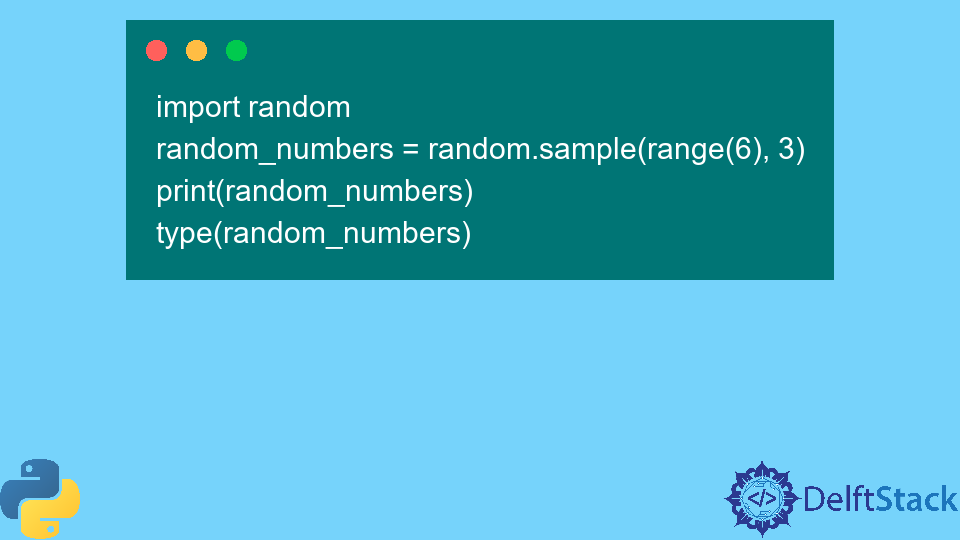Generate a List of Random Numbers in Python