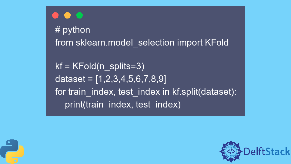 KFold in Python
