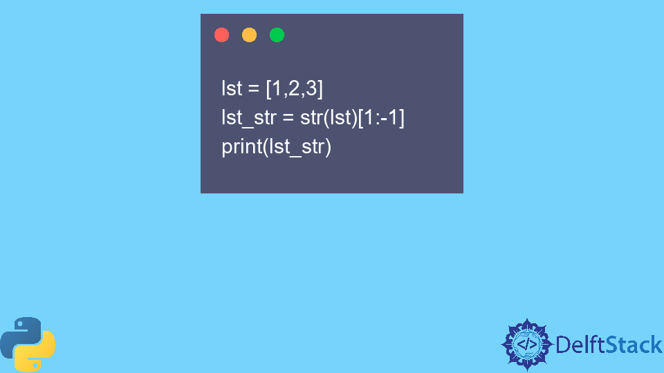Print List Without Square Brackets in Python