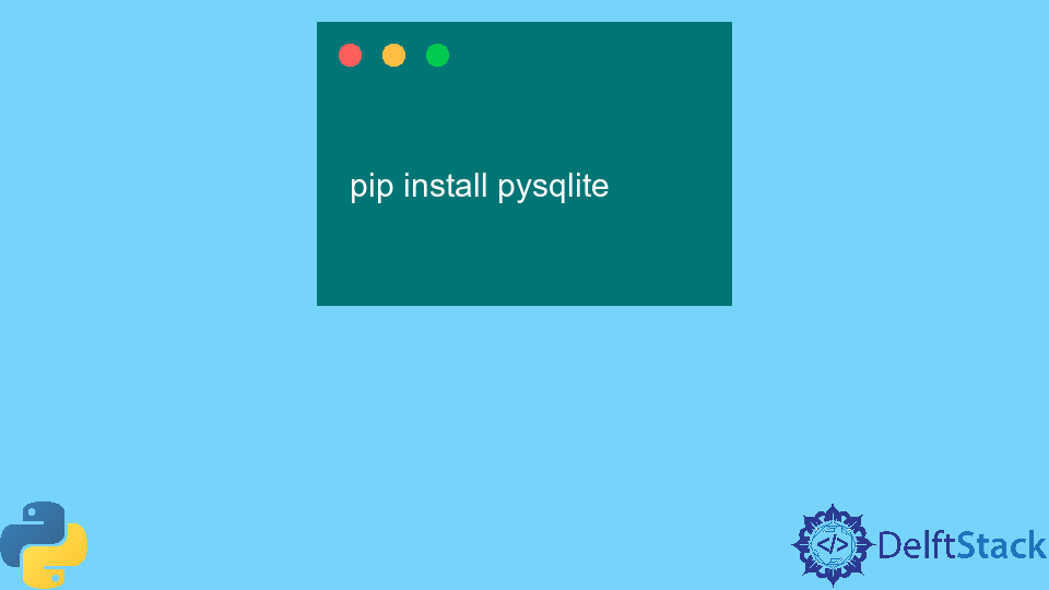 Install Sqlite3 Using Pip
