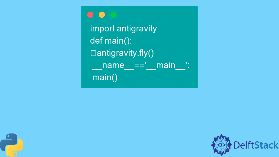 Purpose of Python Antigravity Module