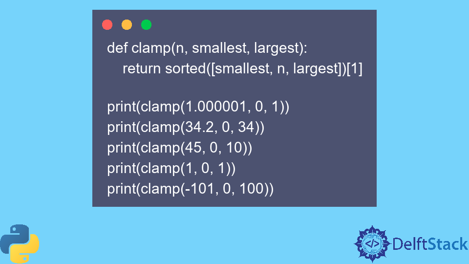 Clamp Numbers Within a Range Using Python