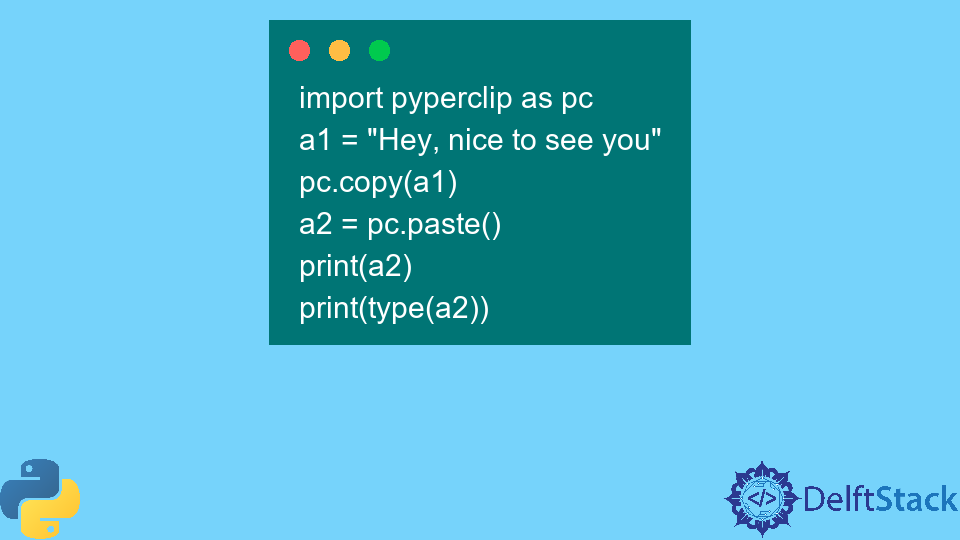Copy Text to Clipboard in Python