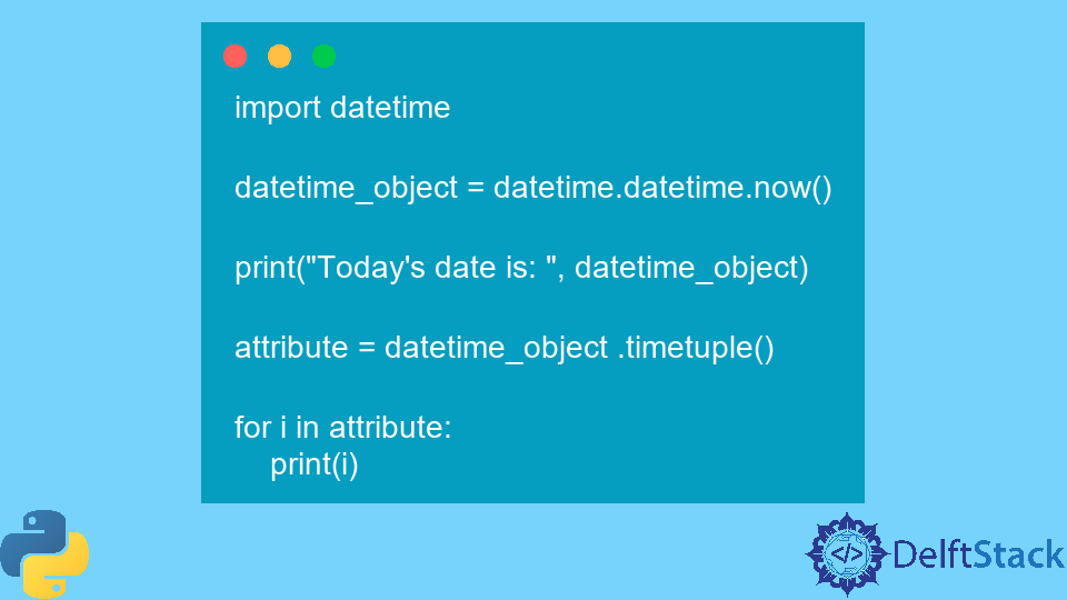 Python Datetime.timetuple() Method