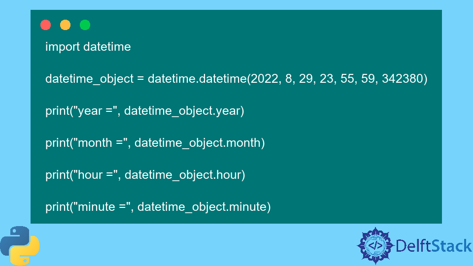 Python datetime.datetime() Class