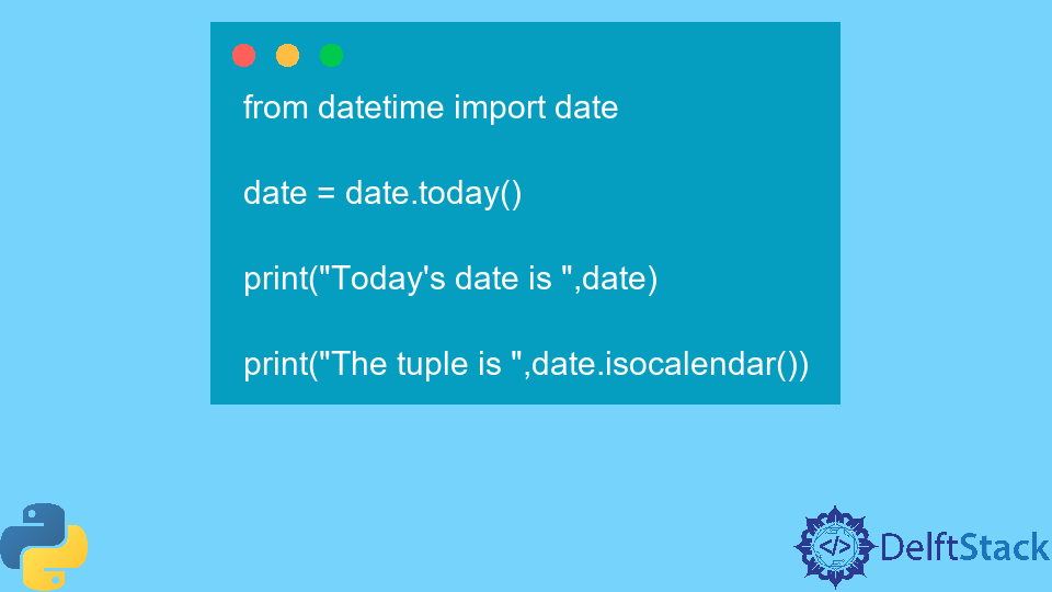 Python datetime.isocalendar() Method