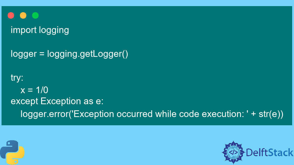 Exception Message in Python
