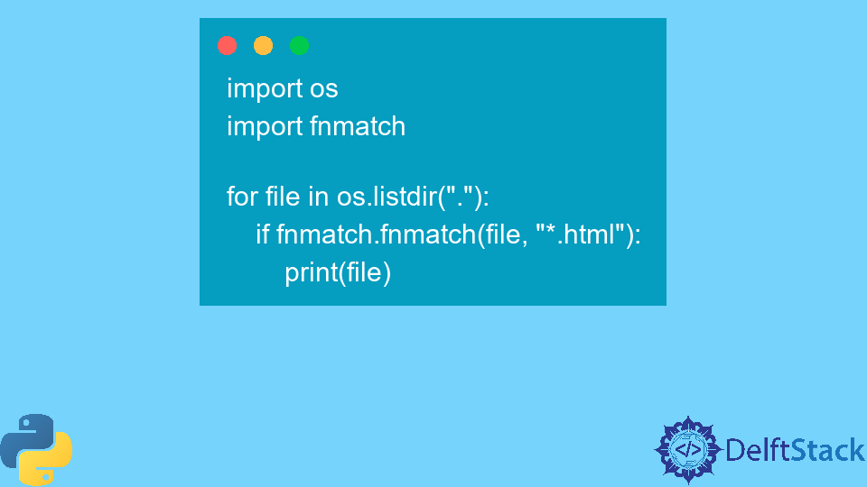 The fnmatch Module in Python