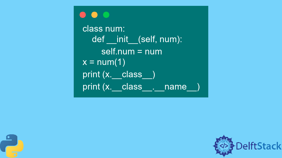 Get Class Name in Python