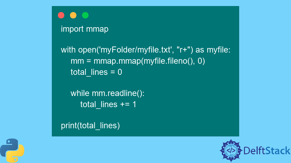 Get Number of Lines in a File in Python