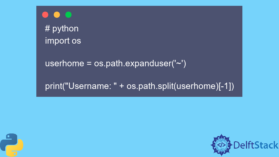 Get Username From OS in Python