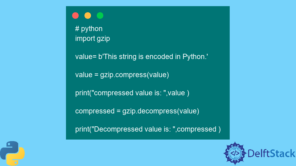 Gzip Decompression in Python