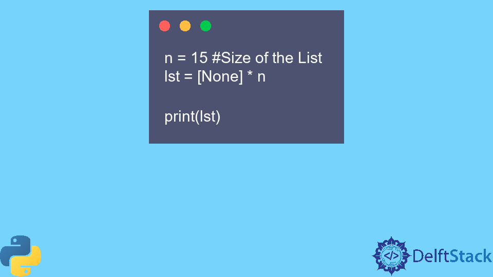 Initialize an Empty List in Python