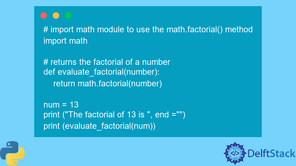 Python Math.factorial() Method