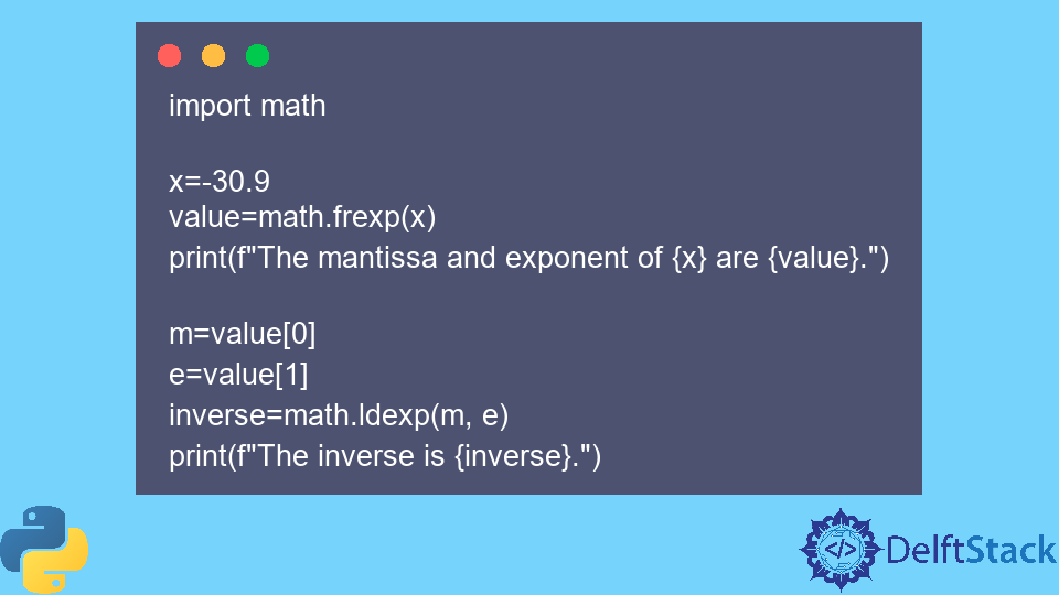 Python math.ldexp() Method