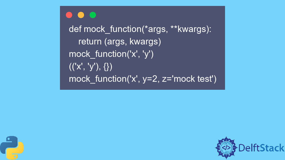 Mock Return Value Based on Input in Python