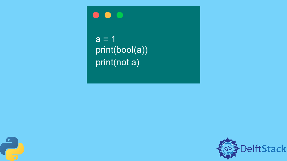 Get a Negation of a Boolean in Python