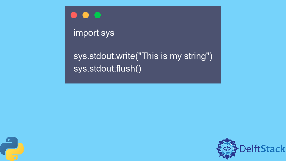 Flush Print Output in Python