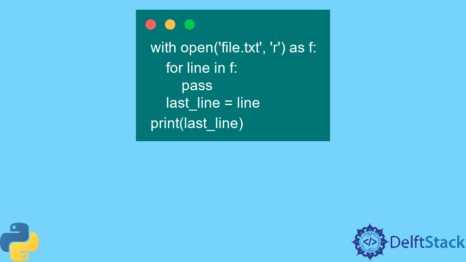 Read Last Line of File Using Python