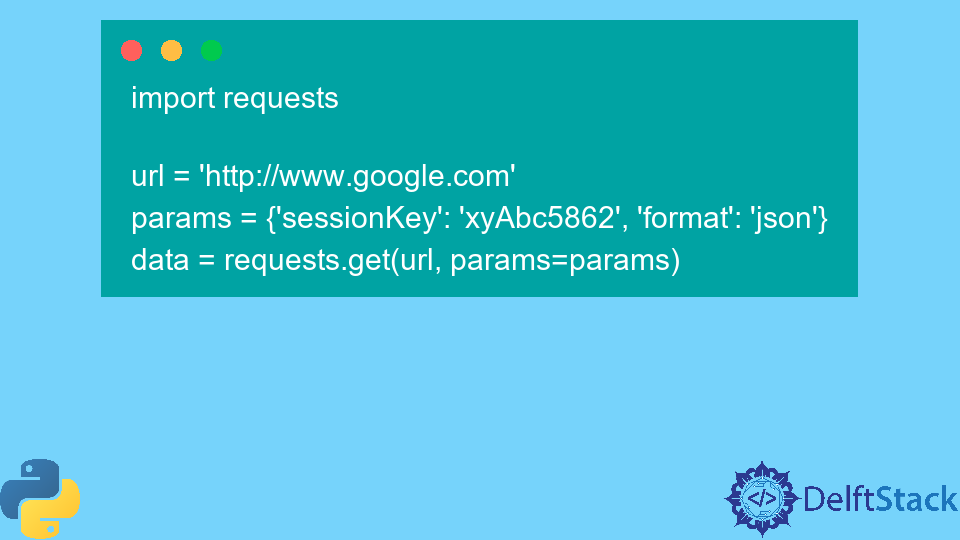 Query String With Params for Requests in Python