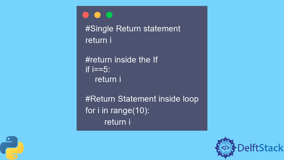 Fix Python Return Outside Function Error
