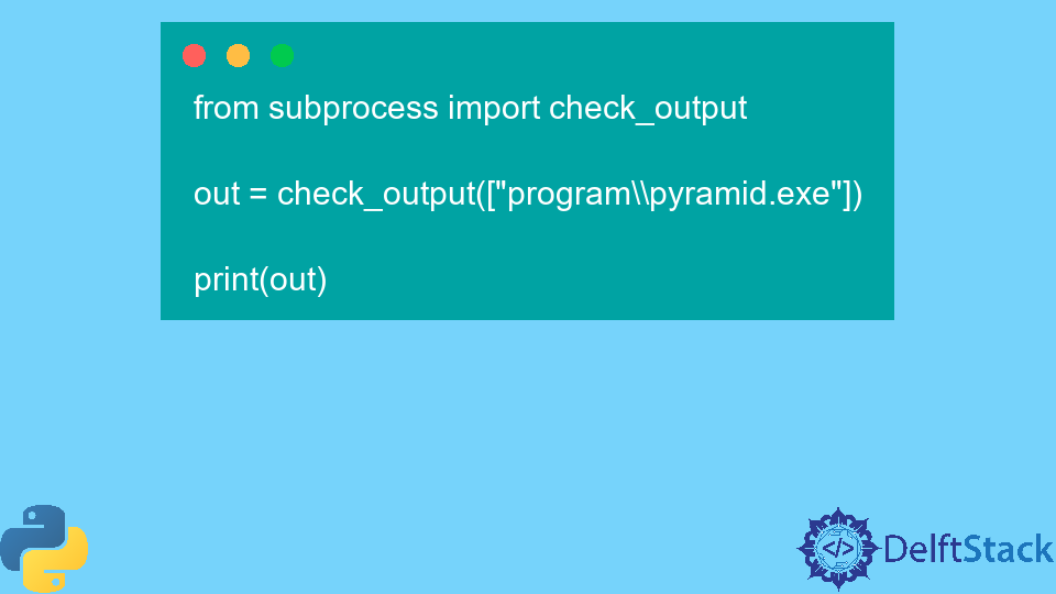 Python Subprocess Capture Output