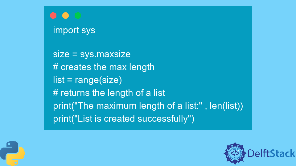 Python sys.maxsize() Method