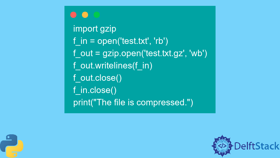 Read gzip File in Python