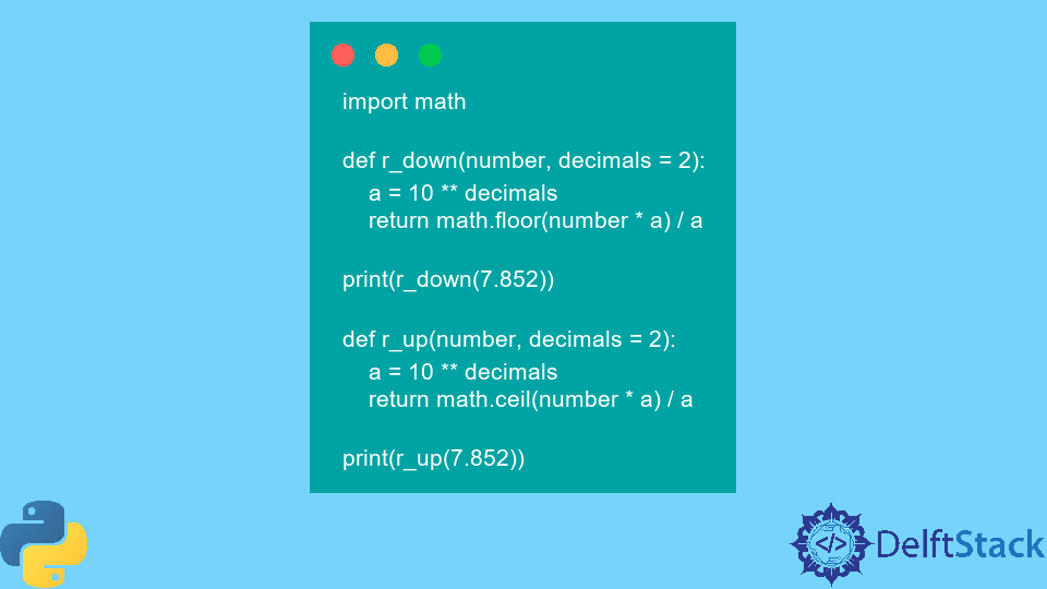 Round to Two Decimal Places in Python