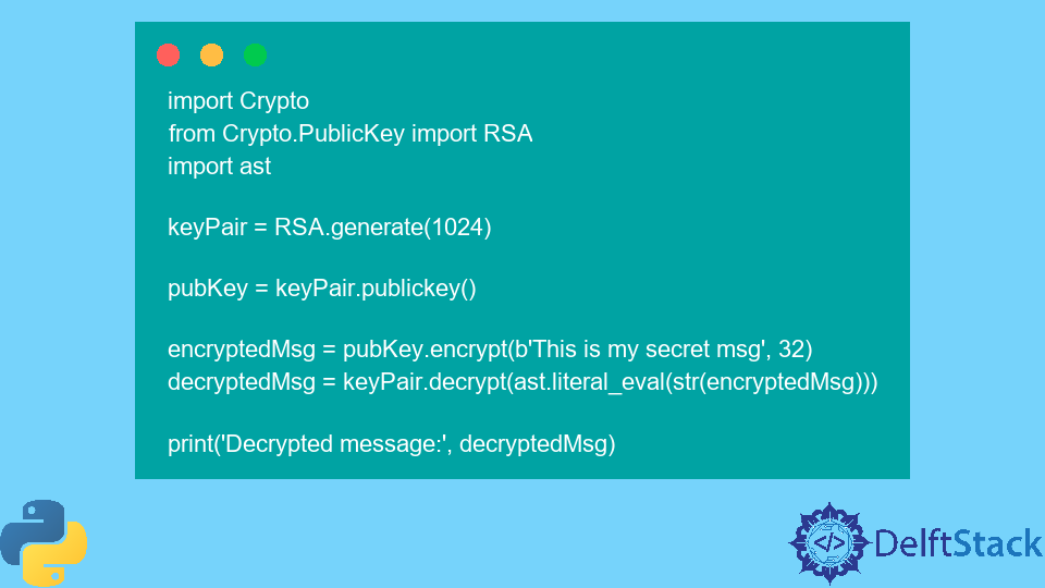RSA Encryption in Python
