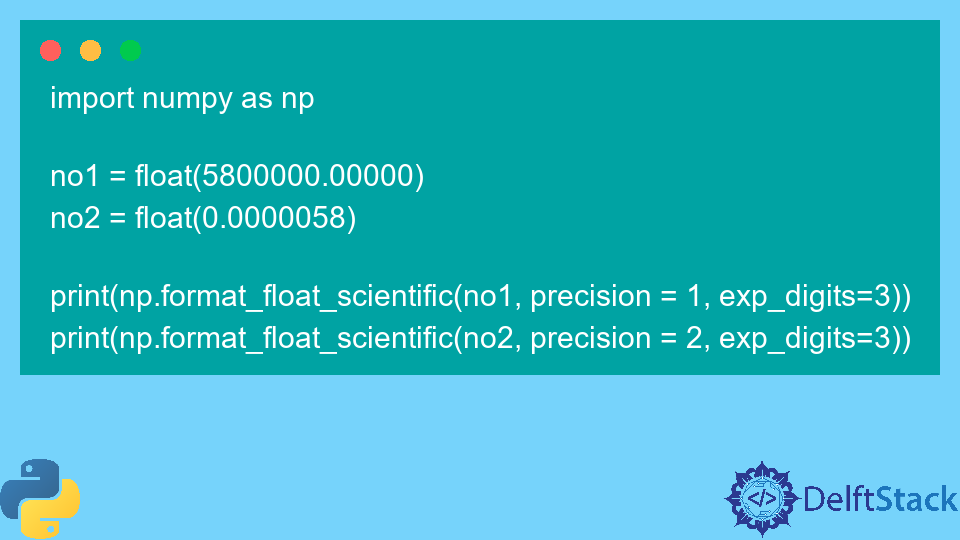 Scientific Notation in Python