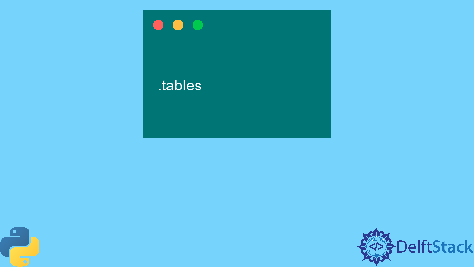 Show Tables in SQLite