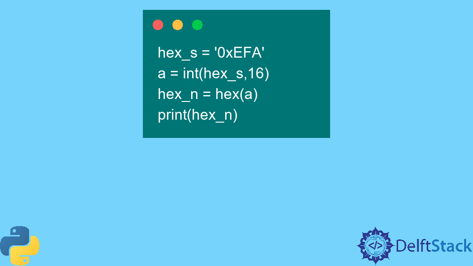 String to Hex in Python