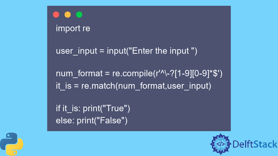 Check if Input Is Integer in Python