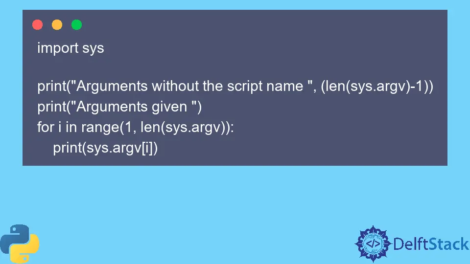 Argumentos de la línea de comandos en Python