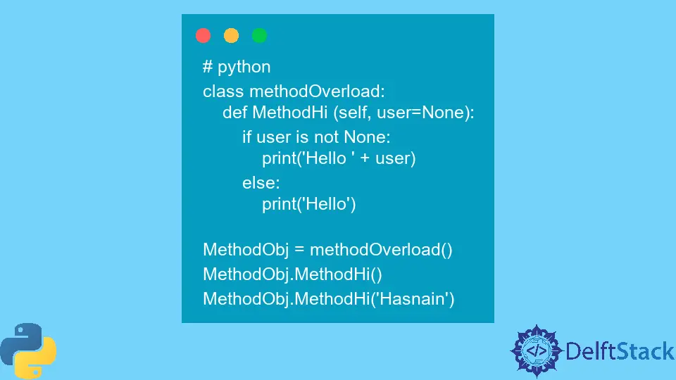 Methodenüberladung in Python