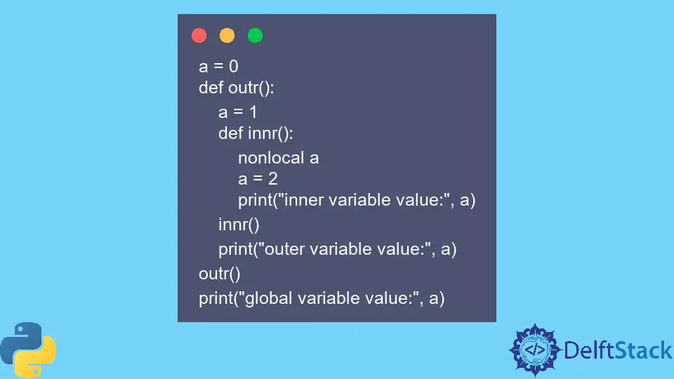 Le mot-clé nonlocal en Python