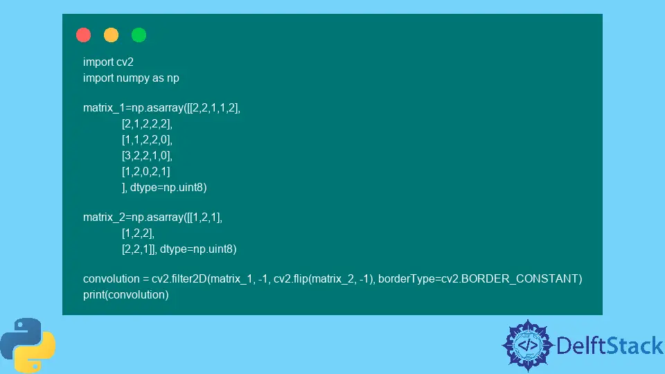 OpenCV Convolution