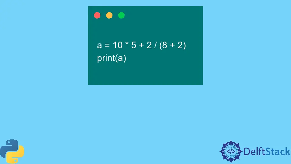 Order of Operations in Python