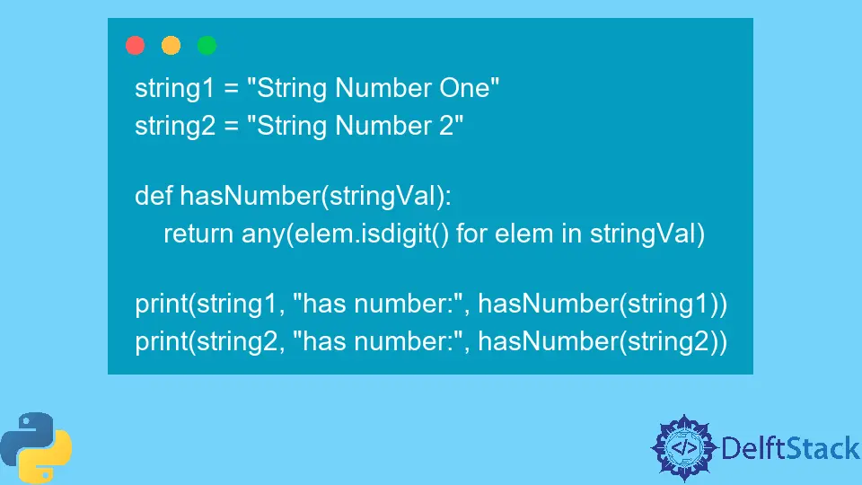 Python で文字列に数字が含まれているかどうかをチェックする