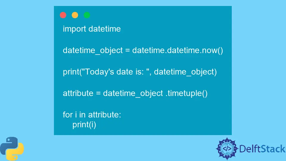 Python Datetime.timetuple() Method