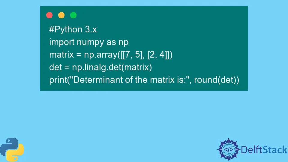 Python 行列式