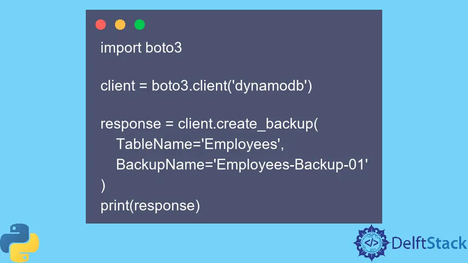 DynamoDB Python 쿼리