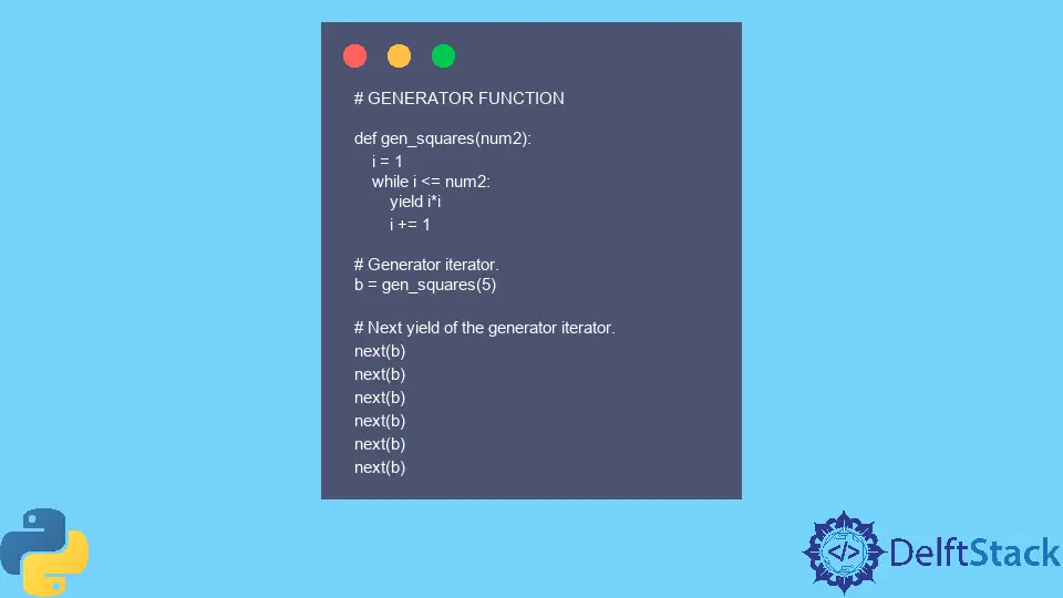 Différencier l'itérateur et le générateur en Python