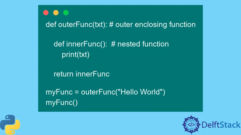 Cierre Python Lambda